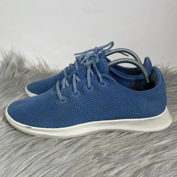 Allbirds Tree Runners Mens Size 10 Shoes Blue Pacific Athletic Sneakers - Picture 3 of 8